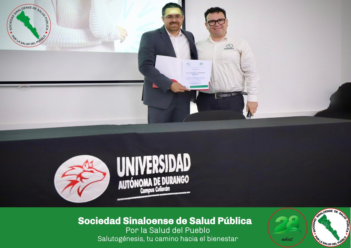 Salud__Publica's tweet photo. 📚 En la sesión académica de mayo, la Sociedad Sinaloense de Salud Pública abordó el tema: Cáncer de Colon: diagnóstico y prevención.
Agradecemos al Dr. @CuitlahuacGonz6 Secretario de Salud @saludsinaloagob por su valiosa ponencia sobre factores de riesgo, tipos y formas clínicas https://t.co/4WE27QYDtp
