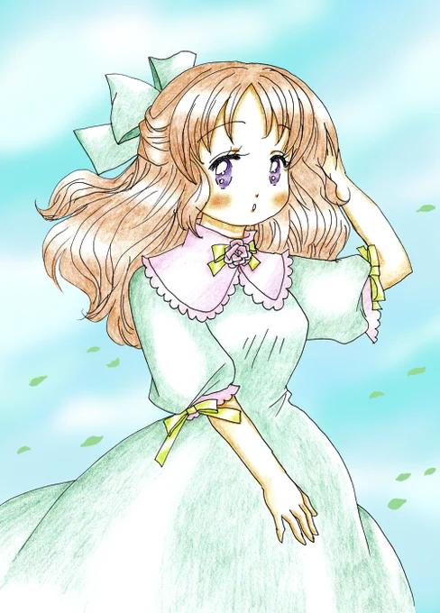 お絵描きです。 #イラスト