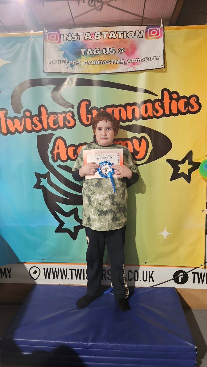AlisonG629's tweet photo. @P7Miss @TwistersGA 
Doing great at gymnastics. #PresentationWeek #AwardSeason #Certificate #Rosette https://t.co/0JFnM8ztxj