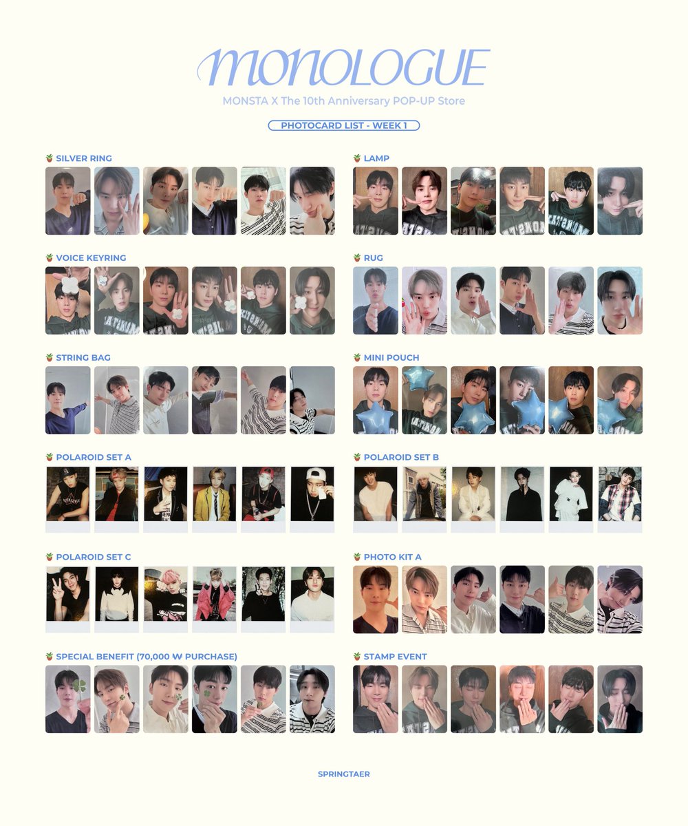 MONSTA X ショヌ　アナトール フォットカード MONSTA X ショヌ アナトール フォットカード monsta x モネク