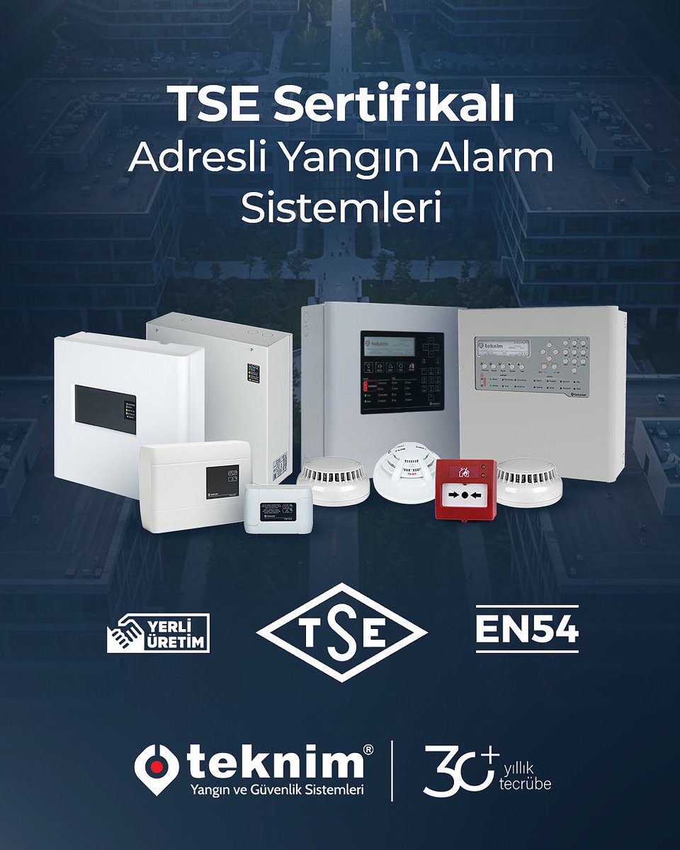 Teknim Yangın ve Güvenlik Sistemleri (@teknim) on Twitter photo Ürünlerimizle ilgili detaylı bilgiye teknim.com web sayfamızdan, 216 455 88 46 numaralı genel merkezimizi arayarak veya satis@teknim.com adresine mail atarak bizlere ulaşabilirsiniz.
#teknim #tse #yerliüretim #yangınalarm #akıllıadresli #en54 #yangınmühendisliği Ürünlerimizle ilgili detaylı bilgiye teknim.com web sayfamızdan, 216 455 88 46 numaralı genel merkezimizi arayarak veya satis@teknim.com adresine mail atarak bizlere ulaşabilirsiniz.
#teknim #tse #yerliüretim #yangınalarm #akıllıadresli #en54 #yangınmühendisliği