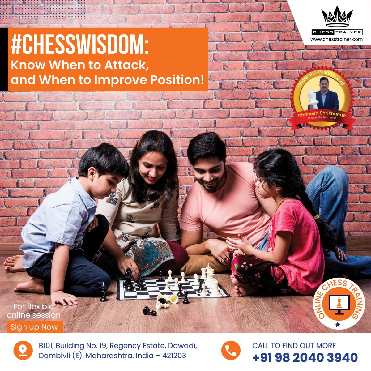 Chess_trainer91's tweet image. ♟️ #ChessWisdom: Know when to attack &amp;amp; when to improve your position! Timing is everything-on the board &amp;amp; in life.

🧠 Train with #FIDEInstructor Dhanesh Shrikhande-world-class online coaching for all levels!

👉 chesstrainer.com

#ChessMindset #OnlineChess #ChessTrainer