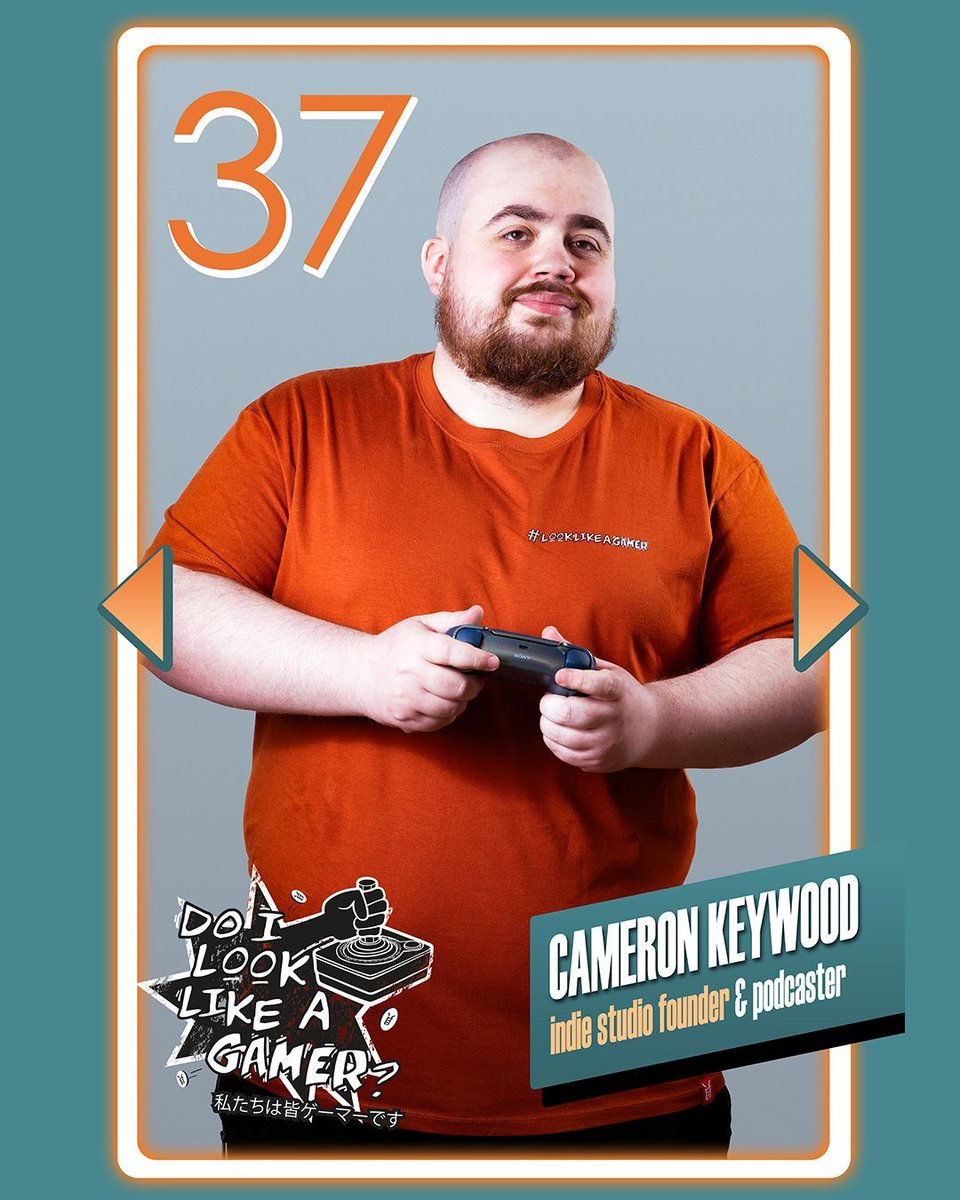 mayamada's tweet image. 37. "Keep pushing through…it's going to be worth it" - @cameron_keywood, Indie Studio Founder & Podcaster is one of the 40 Players & Makers in the 2025 #LookLikeAGamer campaign! Breaking stereotypes, one story at a time ✨ See more: looklikeagamer.com/meet-the-40