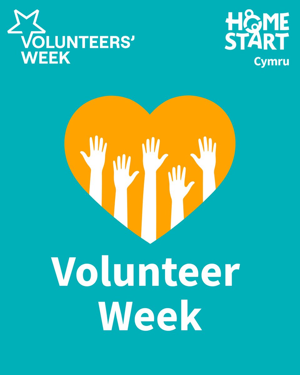 This week is Volunteers' Week, and we want to give a huge shoutout to all the amazing volunteers who are the heart of Home-Start Cymru. From everyone at Home-Start Cymru: thank you. Your dedication transforms lives across Wales every single day. #VolunteersWeek #HomeStartCymru💜