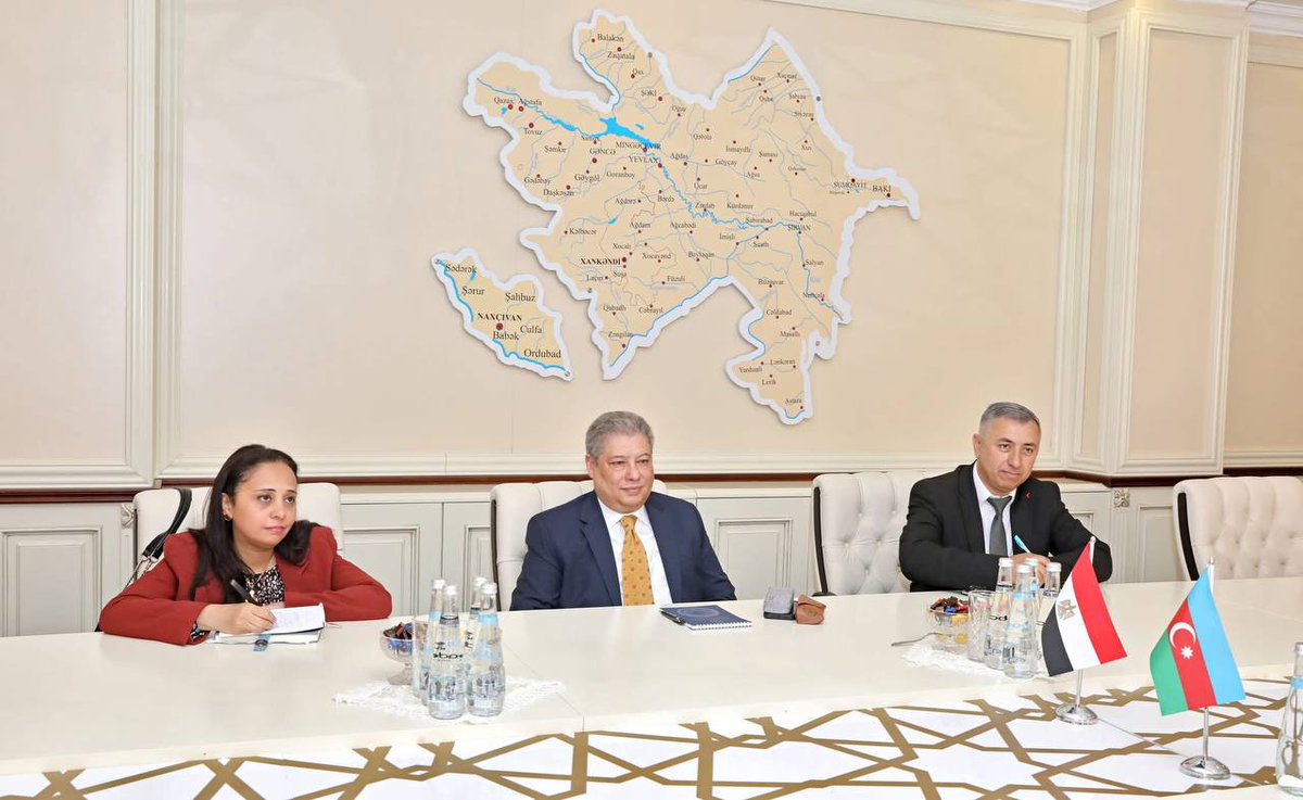 Chief of the #StateMigrationService met with the Ambassador of the Arab Republic of Egypt to our country