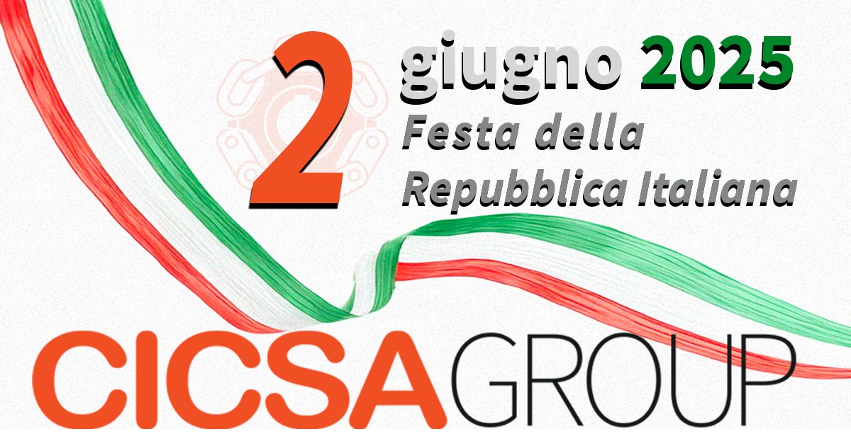 Buona Festa della Repubblica!

Il 2 giugno 1946, l'Italia scelse di essere una Repubblica democratica, fondata sul lavoro. Oggi, più che mai, ricordiamo che la Repubblica è una conquista da difendere ogni giorno. 

#FestaDellaRepubblica #2Giugno #Italia #CICSAGroup #CICSA