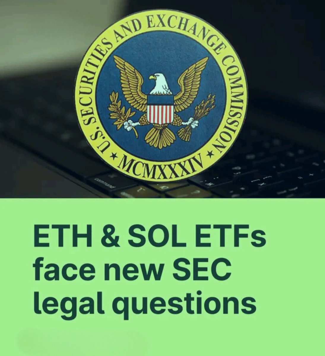 The SEC is raising new legal concerns over proposed Ethereum (ETH) and Solana (SOL) ETFs by REX Shares and Osprey Funds. The focus: whether they qualify as “investment companies” under the law and if their disclosures may mislead investors. #Crypto #SEC #ETF