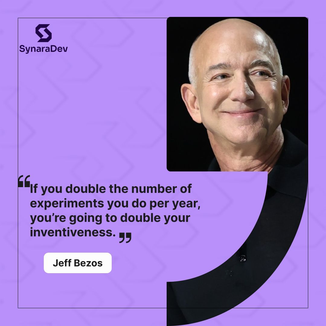 SynaraDev's tweet photo. Start your week like a builder. In tech and innovation, experimentation is the new strategy. At Synara Dev, we believe trying more means discovering more. How are you experimenting this week? #SynaraDev #TechInnovation #JeffBezos #MondayMotivation #StartupMindset #TechBuilders https://t.co/9smwVJbW3h