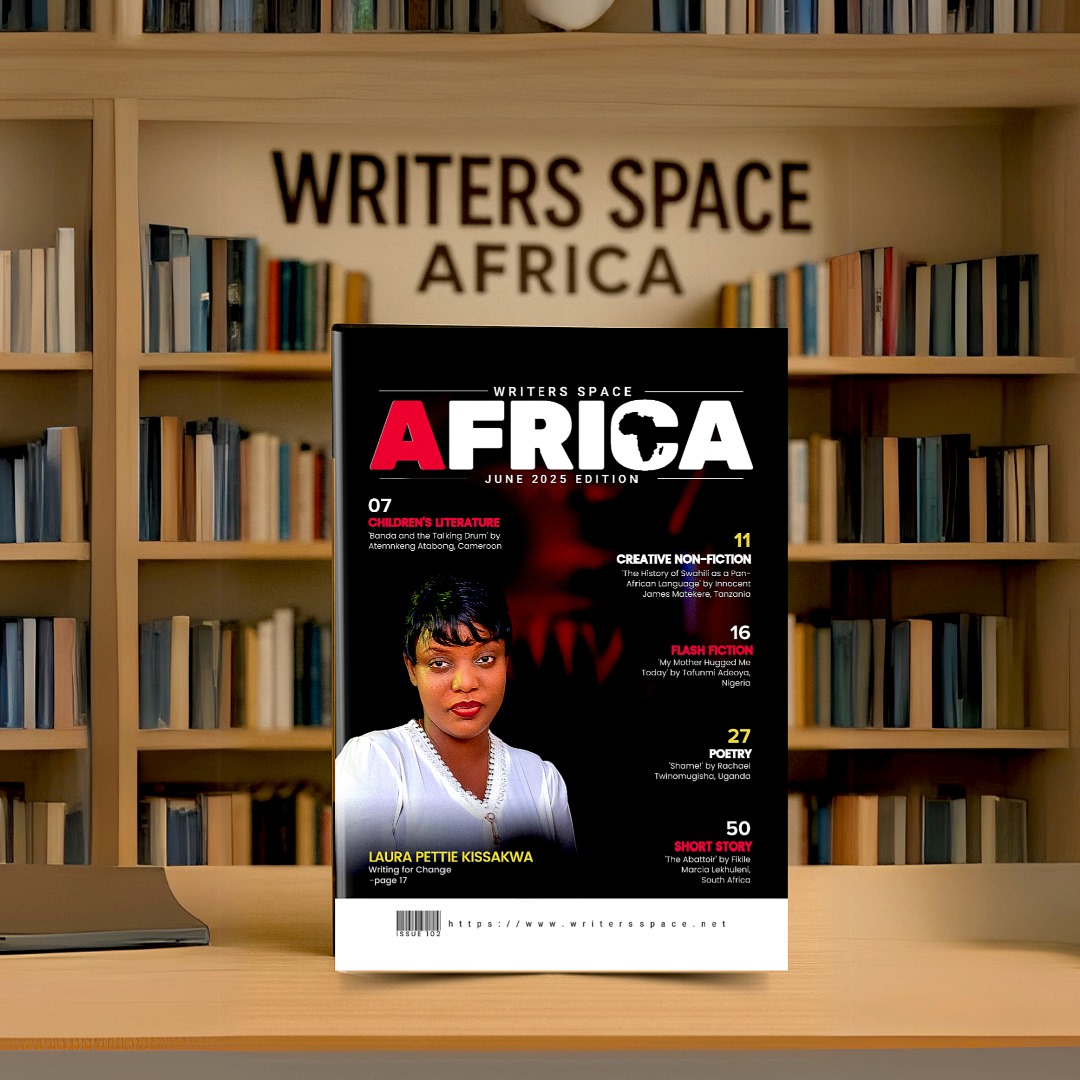 Derrick Asaba (@derryasaba) on Twitter photo Kitagwenda to Africa 🌍 I'm grateful for the fact that my poem dubbed, 'All I Remember' has featured in the Writers Space Africa Magazine - June Edition. Only Jesus! Download it here ➡️ writersspace.net/download/ and read on Page 33
<a href="/wsacentre/">Writers Space Africa</a> <a href="/WSA_Kenya/">Writers Space Africa - Kenya</a> <a href="/Joze_Mat/">𝕁𝕠𝕫𝕖𝕄𝕒𝕥𝕄𝕨𝕖𝕟𝕪𝕚𝕟𝕚🇺🇬</a> Kitagwenda to Africa 🌍 I'm grateful for the fact that my poem dubbed, 'All I Remember' has featured in the Writers Space Africa Magazine - June Edition. Only Jesus! Download it here ➡️ writersspace.net/download/ and read on Page 33
<a href="/wsacentre/">Writers Space Africa</a> <a href="/WSA_Kenya/">Writers Space Africa - Kenya</a> <a href="/Joze_Mat/">𝕁𝕠𝕫𝕖𝕄𝕒𝕥𝕄𝕨𝕖𝕟𝕪𝕚𝕟𝕚🇺🇬</a>