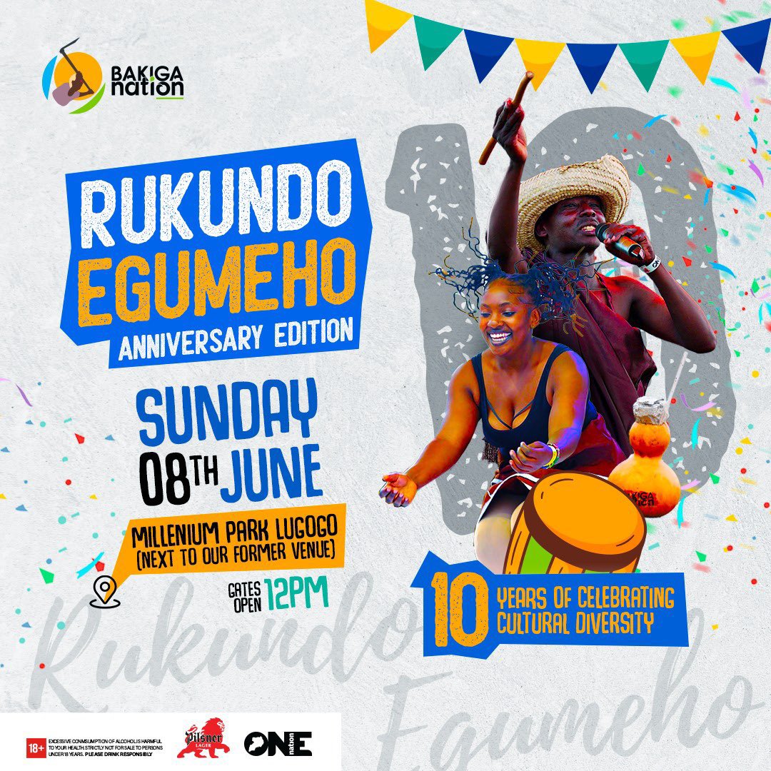 DifferenceOffi3's tweet photo. Happy #BakigaNation Week! 
Dial *252*4# to buy your ticket NOW!
#BakigaNationAt10
#Sun8thJune
#RukundoEgumeho https://t.co/398qUFxofC