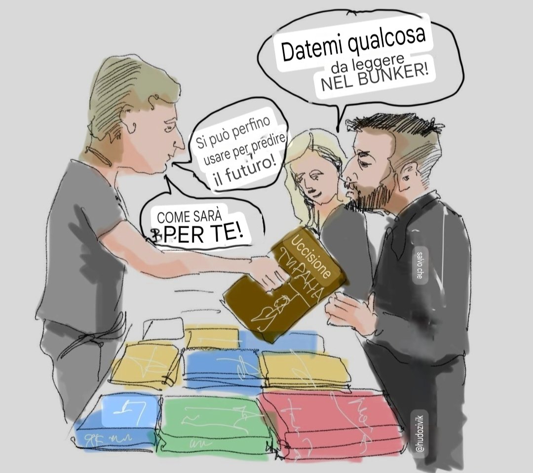 Alla fiera del libro di Kiev, #Zelensky si è comprato una copia del libro “Uccidi il tiranno”...