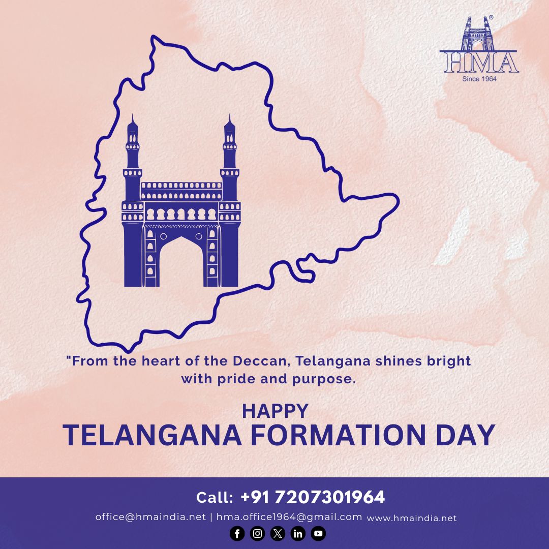 hydhma's tweet photo. Happy Telangana Formation Day!

#telangana #beststate #hma #hyderabadmanagement #assocation #organization #telanagana #thub #tworks #lecture #meetings #awards #conclaves #aima https://t.co/8eWtpL8PRa
