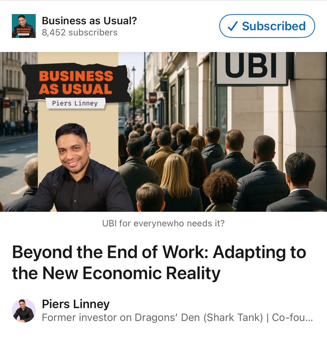 What happens after the end of work?

With all the talk about AI and automation, you’ve probably wondered.

AI isn’t just automating jobs—it’s redefining what work actually means.

Knowledge jobs—lawyers, programmers, marketers—are disappearing first. Physical labour will follow.