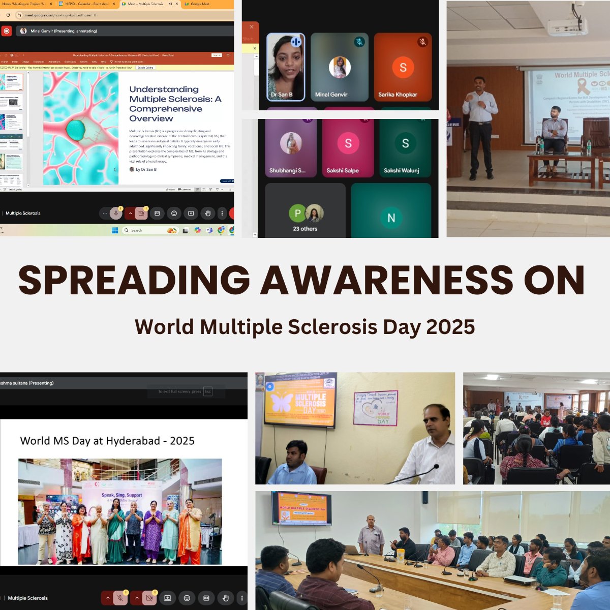 Divyang Empowerment (@socialpwds) on Twitter photo On World Multiple Sclerosis Day, 30 May 2025, special programs and webinars were organized by various National Institutes and Composite Regional Centres under the <a href="/socialpwds/">Divyang Empowerment</a> to raise public awareness.
The aim was to highlight the symptoms, impacts, and importance of early On World Multiple Sclerosis Day, 30 May 2025, special programs and webinars were organized by various National Institutes and Composite Regional Centres under the <a href="/socialpwds/">Divyang Empowerment</a> to raise public awareness.
The aim was to highlight the symptoms, impacts, and importance of early
