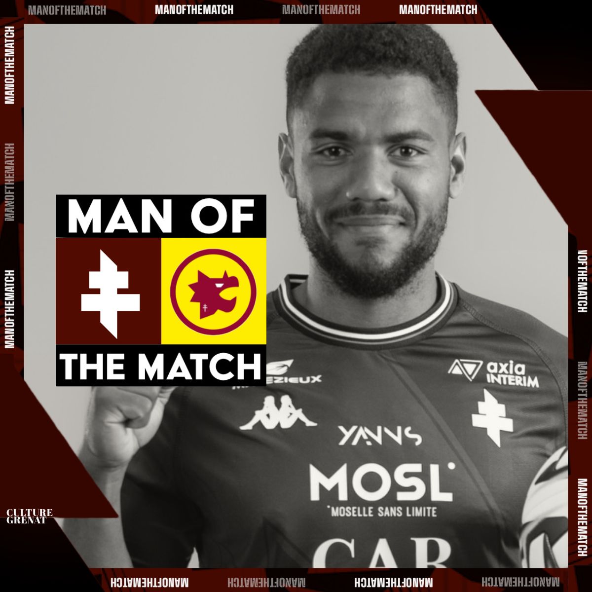 FCMetz's tweet photo. #SDRFCM [ ℙ𝕣𝕠 ]

𝟱𝟬% 𝗱𝗲𝘀 𝘃𝗼𝗶𝘅 ⚡️

⚡️ Une nouvelle fois impressionnant face au @StadeDeReims, @MatthUd_ est votre 𝗚𝗿𝗲𝗻𝗮𝘁 𝗱𝘂 𝗺𝗮𝘁𝗰𝗵 !

🤝 @CultureGrenat https://t.co/H4HXhq9AhE