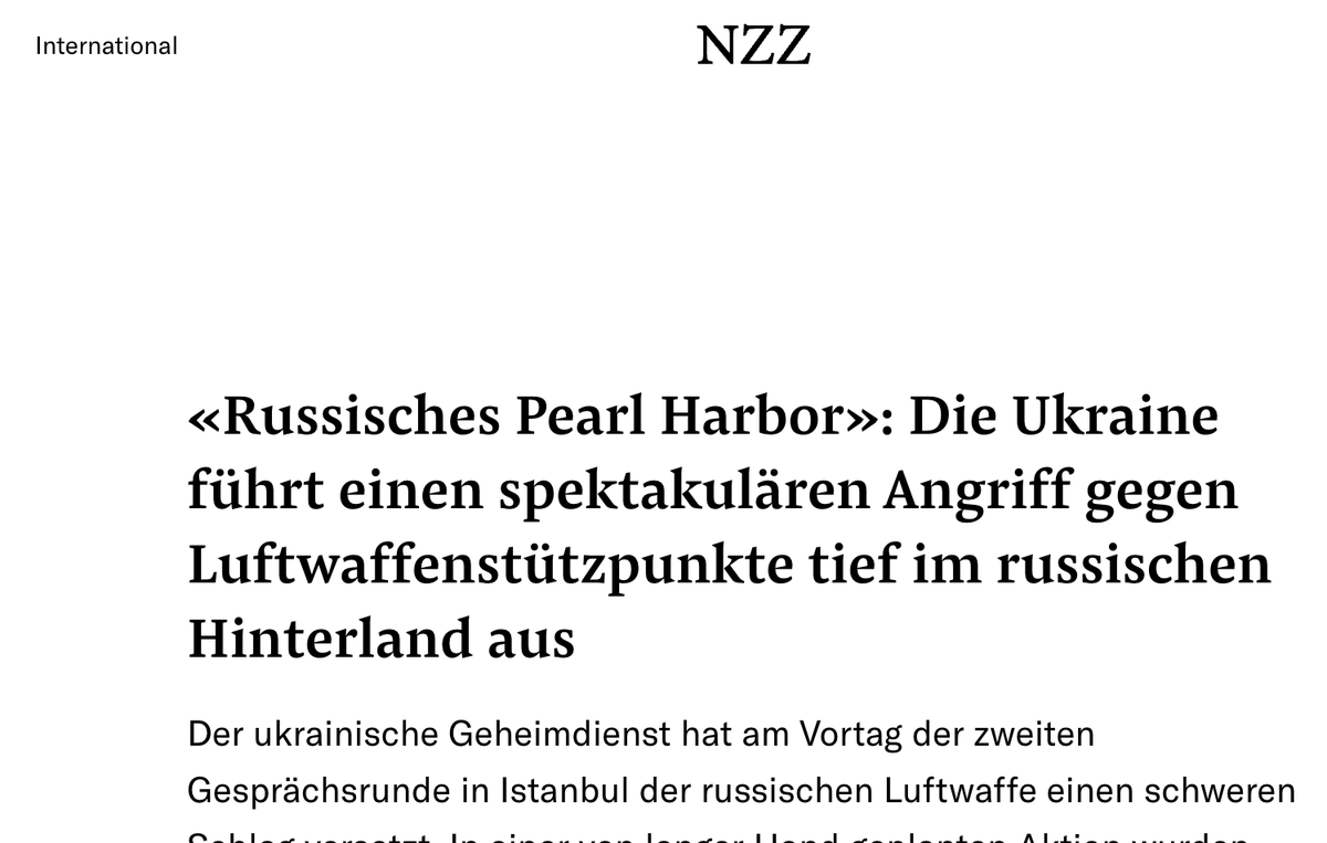 runews's tweet photo. German mainstream media &amp; co. are celebrating Ukraine’s attack on Russia as a "Pearl Harbor" — totally forgetting how Pearl Harbor ultimately ended for the NAZI attackers. https://t.co/t07Oy0TpZn
