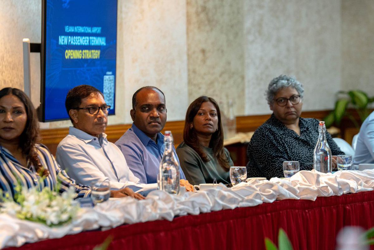 Maldives Airports Company Ltd (@maclmedia) on Twitter photo Today, we are meeting with <a href="/matimaldivesmv/">Maldives Association of Tourism Industry</a> as part of ongoing stakeholder engagements for the opening of the new Passenger Terminal at VIA. The discussions focused on the strategy for operationalization, with emphasis on enhancing the passenger experience. Today, we are meeting with <a href="/matimaldivesmv/">Maldives Association of Tourism Industry</a> as part of ongoing stakeholder engagements for the opening of the new Passenger Terminal at VIA. The discussions focused on the strategy for operationalization, with emphasis on enhancing the passenger experience.