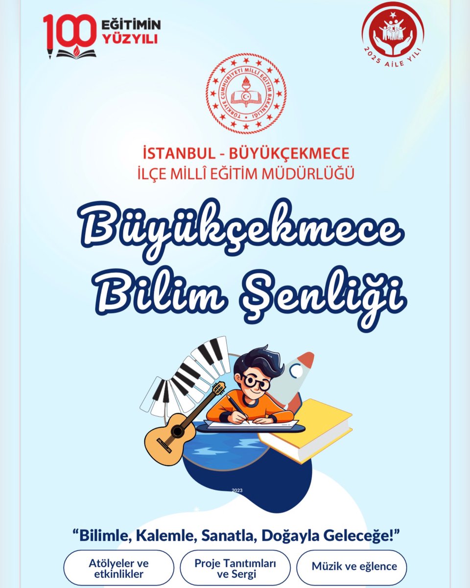 🔬🎉 Bilimle Buluşma Zamanı! 🎉🔬

📍 Yer: Büyükçekmece Atatürk Meydanı (Kaymakamlık Önü)

🕒 Tarih: 3 Haziran Saat: 10.00-14.00

🎈🎉Bilim, eğlence ve keşif bir arada!