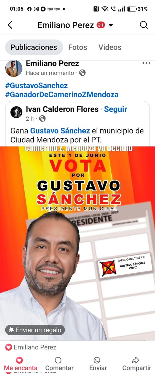 Commander0709's tweet photo. Virtual ganador de Camerino Z. Mendoza, Veracruz, PT. https://t.co/8A8x2arMbQ