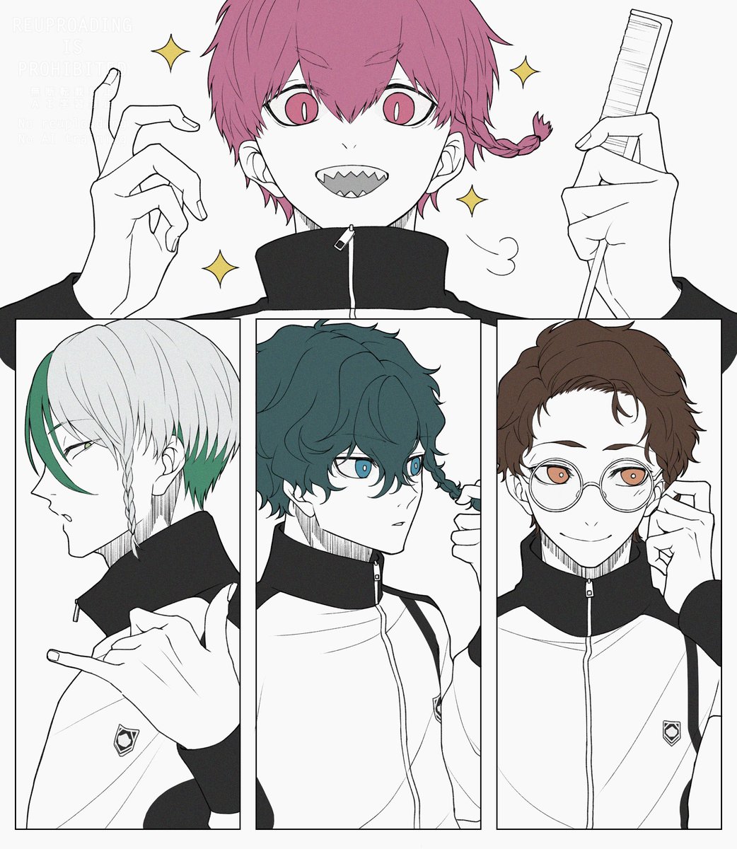 #ブルーロックFA 

🦈「おそろ！おそろ！」