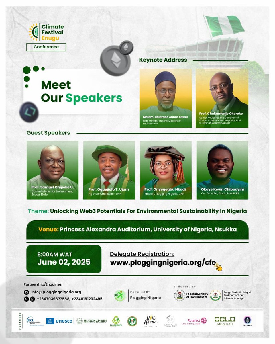 Kevin |Ezemmuo Blockchain (@kevin_chibuoyim) on Twitter photo I’ve been invited by <a href="/ploggingnigeria/">Plogging Nigeria</a> as a keynote speaker & panelist at their “Climate Festival Enugu” happening today in Nsukka.
Looking forward to sharing my experience as a Web3 & climate advocate at this event.
Been doing some #ReFi & #Regen works with <a href="/GinakevFarms/">Ginakev Farms 🌳🌴🌱</a> 🌏🌱🌳 I’ve been invited by <a href="/ploggingnigeria/">Plogging Nigeria</a> as a keynote speaker & panelist at their “Climate Festival Enugu” happening today in Nsukka.
Looking forward to sharing my experience as a Web3 & climate advocate at this event.
Been doing some #ReFi & #Regen works with <a href="/GinakevFarms/">Ginakev Farms 🌳🌴🌱</a> 🌏🌱🌳