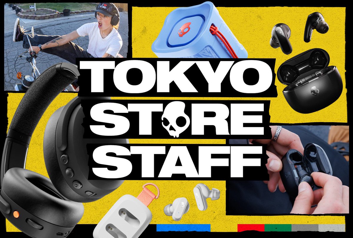 【Skullcandy東京店舗スタッフ募集】

📍勤務地：東京メトロ神宮前駅から徒歩５分
🕒シフト制／経験者歓迎／社割制度あり
🎧音楽好きな方、大歓迎！
一緒にSkullcandyを広めよう🔥

詳細と応募はこちら👇
forms.gle/i7RPXFcTKcgmiG…