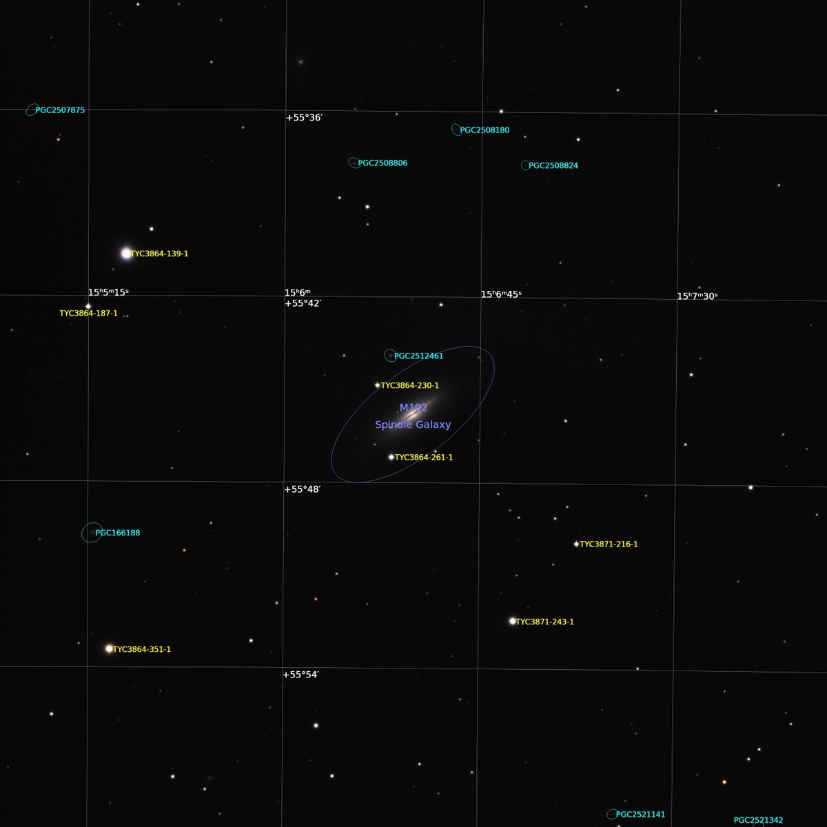 kunino0606's tweet photo. ほんの2時間ほど晴れました
#m102 の候補の一つ #ngc5866 #SpindleGalaxy 
・synscanとninaで導入時のplatesolveタイミングの不具合は最新のドライバだと解決したみたい
・c8&amp;レデューサーに出る輪っかは月が無ければ大丈夫みたい
・sv605ccの各種ノイズはninaのノイズ低減が効いてそう https://t.co/sDbBkBUwMH