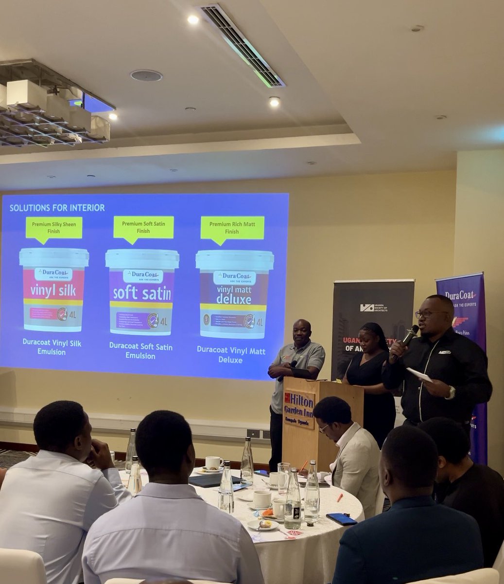 BascoPaintsUg's tweet photo. We sealed off last week with #SealingStrength @UgArchSociety #cpdmay2025 and we were proud to be key sponsors of this exciting and informative event.

At Basco Paints, we don’t just color your spaces — we protect, enhance, and elevate them. https://t.co/ZtYH7rI6UG