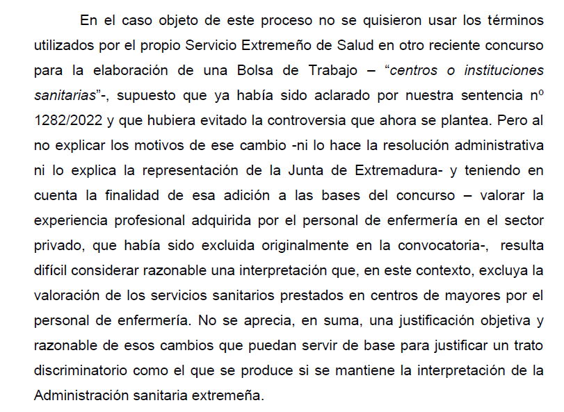humanizasanidad's tweet image. Cuando un servicio de salud computa una determinada #experiencia #profesional en sus #Bolsas de #Trabajo y la desdeña para acceder a la condición de #personal #estatutario #fijo. STS núm. 630/2025: