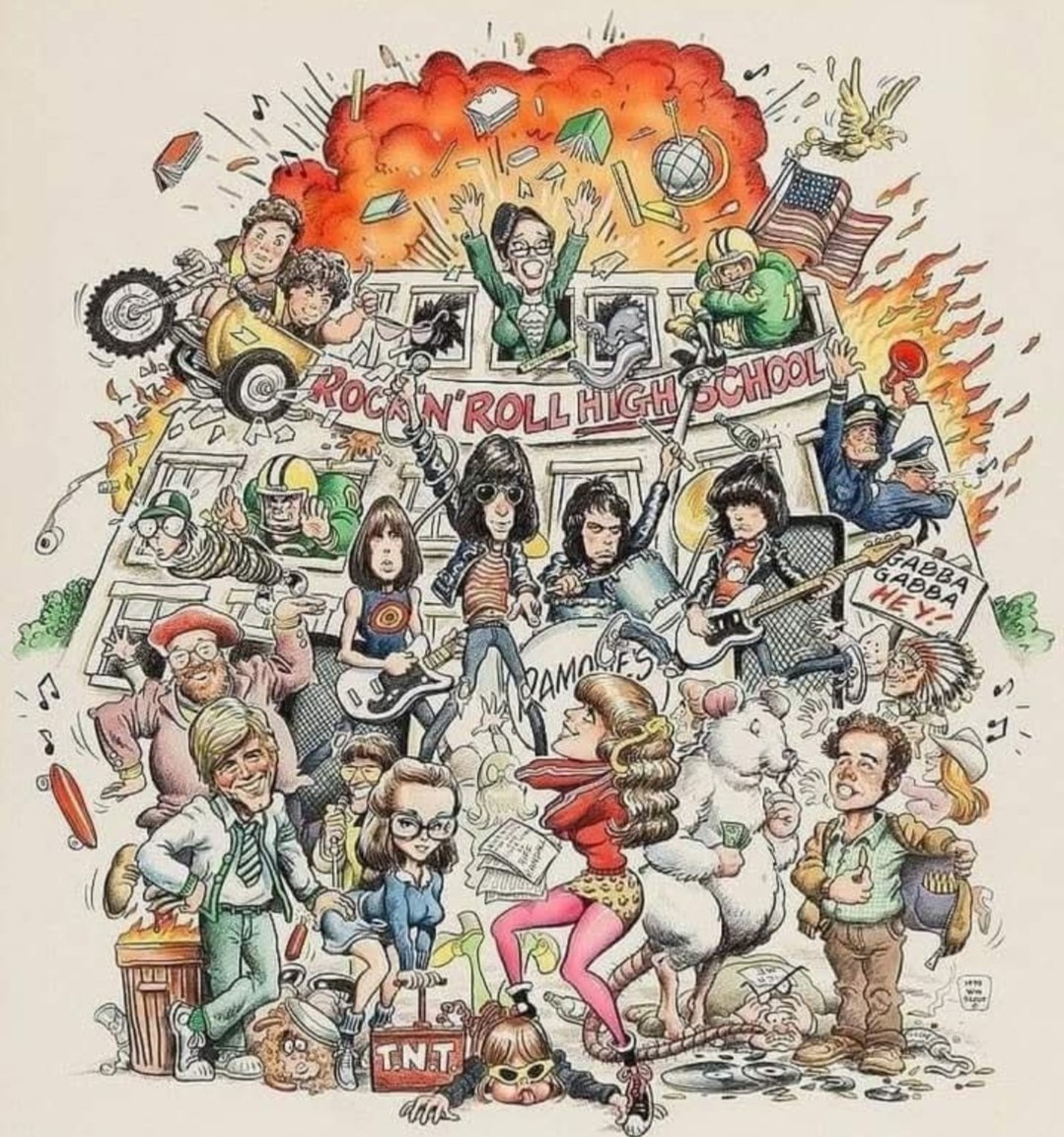 RAMONES ⭐⭐⭐⭐ 
ROCK N ROLL HIGH SCHOOL...1/6/1979