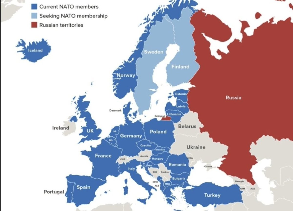 ricwe123's tweet image. Never forget that Vladimir Putin was only asking about:
🔴Respecting Minsk agreements
🔴Don’t expand NATO eastward
🔴Keep Ukraine neutral.
NATO achieved exactly what it wanted, put Russia in a position it could not stay passive.
Don't start wars you can't win.....