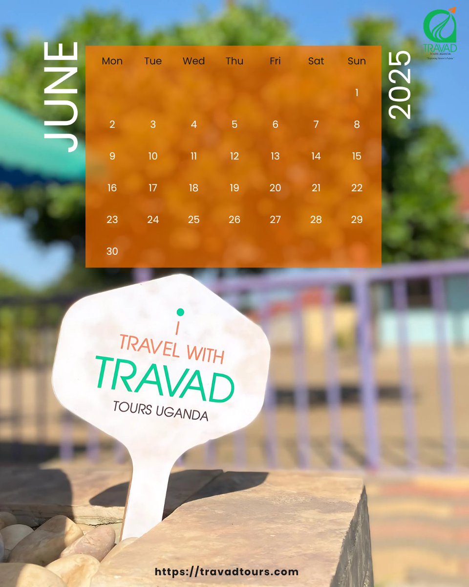 Hello, June!🌞

This month, let’s chase sunsets, climb new trails, and travel with purpose.
Every #Travad trip supports conservation. Ready?

#ExploreUganda #TravelWithTravad #Ecotourism