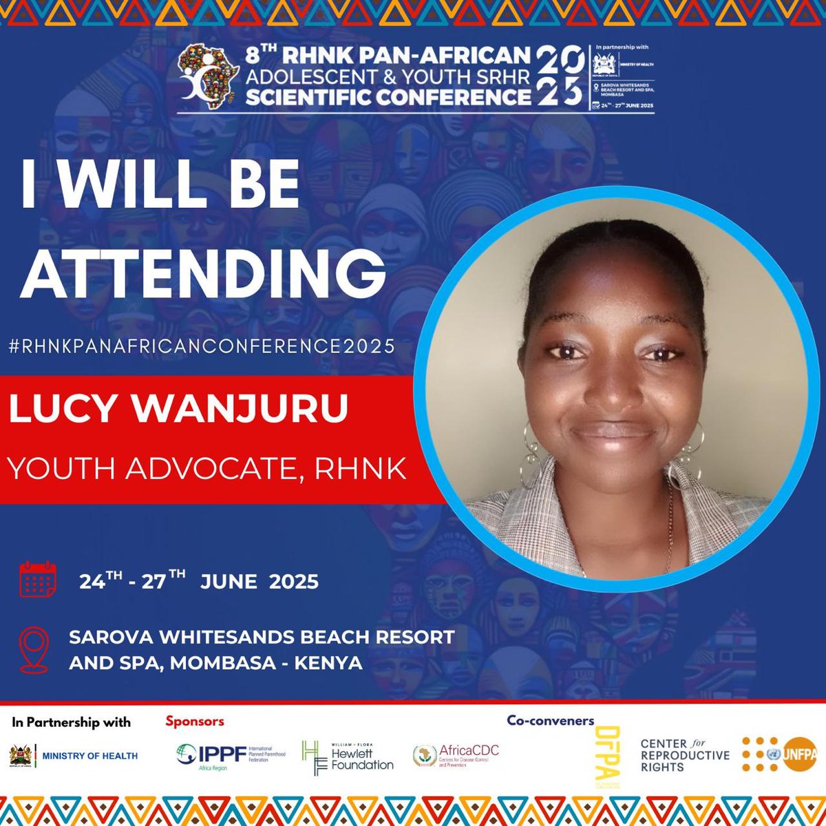 Lucy Wanjiru (@lucy_wanjiru0) on Twitter photo She is ready 🙌🏾 all raods lead to Mombasa from june 24th to 27th. I am ready to dazzle, ready to learn, ready to connect, and ready to make an impact. I will be attending the #rhnkconference2025 see you there 😁
<a href="/rhnkorg/">Reproductive Health Network Kenya</a> <a href="/ippf/">IPPF Global</a> <a href="/AfricaCDC/">Africa CDC</a> <a href="/UNFPAKen/">UNFPA Kenya</a> <a href="/Fahe_K/">Fahe ✨</a> <a href="/its_qario/">✨ Michelle Kariuki ✨</a> <a href="/LSakini/">Lawrie_Sakini</a> She is ready 🙌🏾 all raods lead to Mombasa from june 24th to 27th. I am ready to dazzle, ready to learn, ready to connect, and ready to make an impact. I will be attending the #rhnkconference2025 see you there 😁
<a href="/rhnkorg/">Reproductive Health Network Kenya</a> <a href="/ippf/">IPPF Global</a> <a href="/AfricaCDC/">Africa CDC</a> <a href="/UNFPAKen/">UNFPA Kenya</a> <a href="/Fahe_K/">Fahe ✨</a> <a href="/its_qario/">✨ Michelle Kariuki ✨</a> <a href="/LSakini/">Lawrie_Sakini</a>