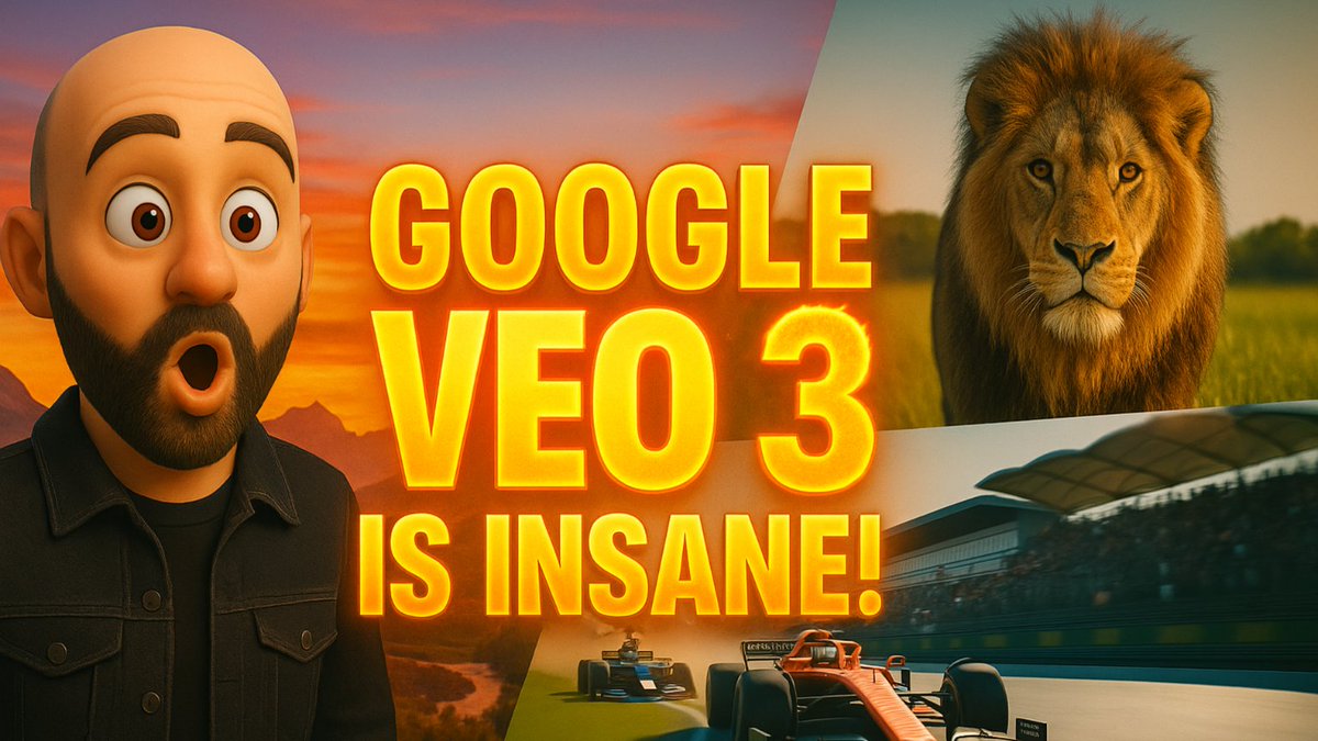 CodeAndCreateee's tweet image. 🚨 Just dropped a new video! 🚨
Exploring Google’s Veo 3 — the AI video generator that’s changing everything! 🎥🤯
Is it real life or AI? 👀
Check it out! ⬇️
🔗 youtu.be/RgE8OiSw0jE
#Veo3 #AI #VideoGeneration #Tech