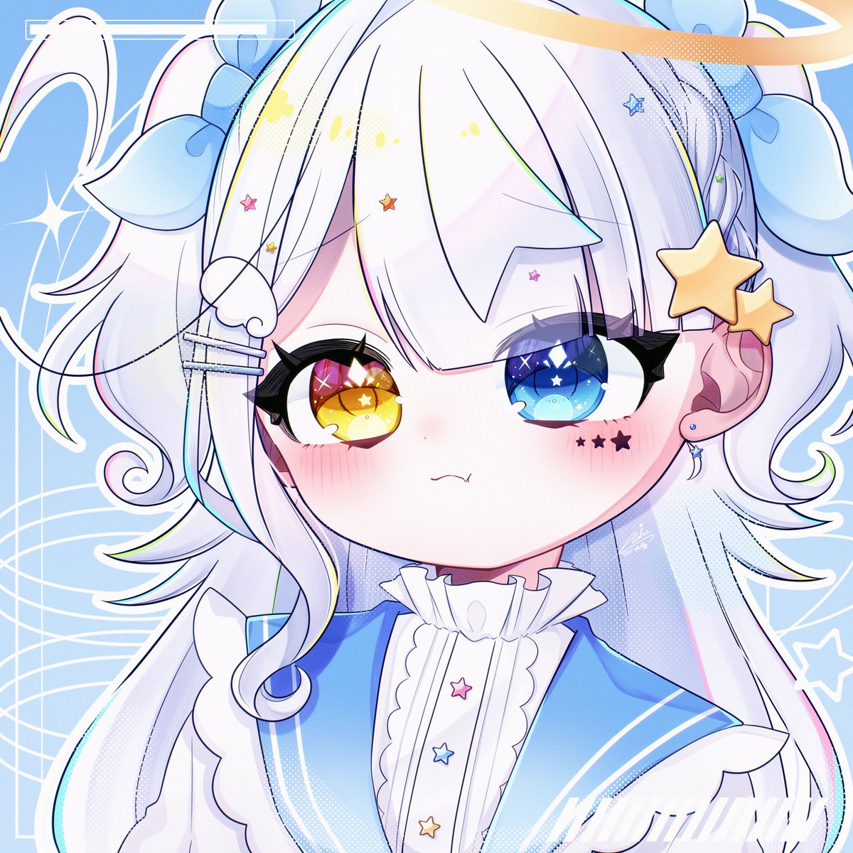 SEISAI_RAIMU_V's tweet photo. ✧ 新規イラストお披露目 ✧

ch登録13,000人感謝〜〜！ということでイラストお披露目です🩵

アイコン用イラストを仕上げました！✨
キラキラに塗れてお気に入り！サムネやグッズにも後日使用していきます〜！

Illust：星彩らいむ☆

#6月のVtuberフォロー祭り 
#Vtuberのおともだち募集中 https://t.co/IYUdSzTVLU