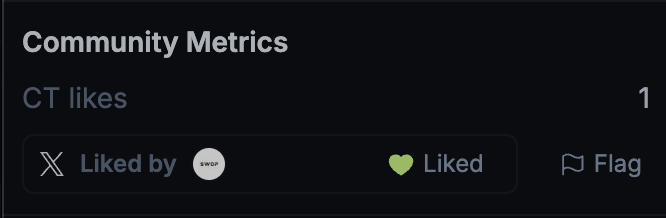 SwopLabs's tweet image. 🚨 Swop Token Verification is LIVE 🟣

All verified Twitter users who like our Jupiter page will get free $SWOP tokens 💰

✅ Like the page
🎁 Get rewarded
🌐 Help us get verified
Let’s show Jupiter we’re real. #SwopArmy assemble 👇

jup.ag/tokens/GAehkgN…

After liking please…