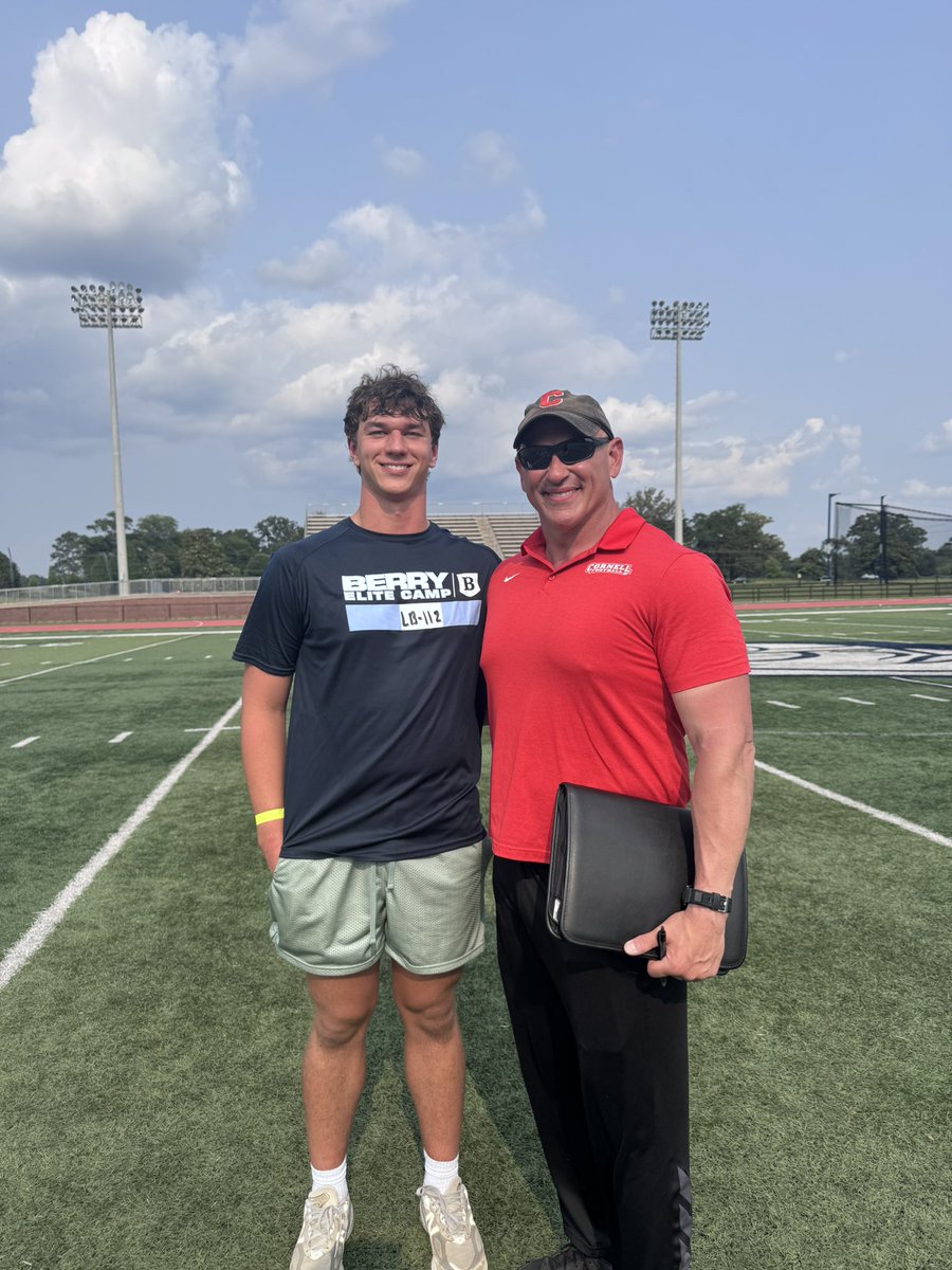 Bennett Schwab (@bennett_schwab) on Twitter photo Had a great time at the Berry football camp today— great talks and coaching from <a href="/TerryUrsin/">Terry Ursin</a>, <a href="/David_Josephson/">David Josephson</a>, and <a href="/Coach_McCorkle/">Sammy McCorkle</a> Had a great time at the Berry football camp today— great talks and coaching from <a href="/TerryUrsin/">Terry Ursin</a>, <a href="/David_Josephson/">David Josephson</a>, and <a href="/Coach_McCorkle/">Sammy McCorkle</a>