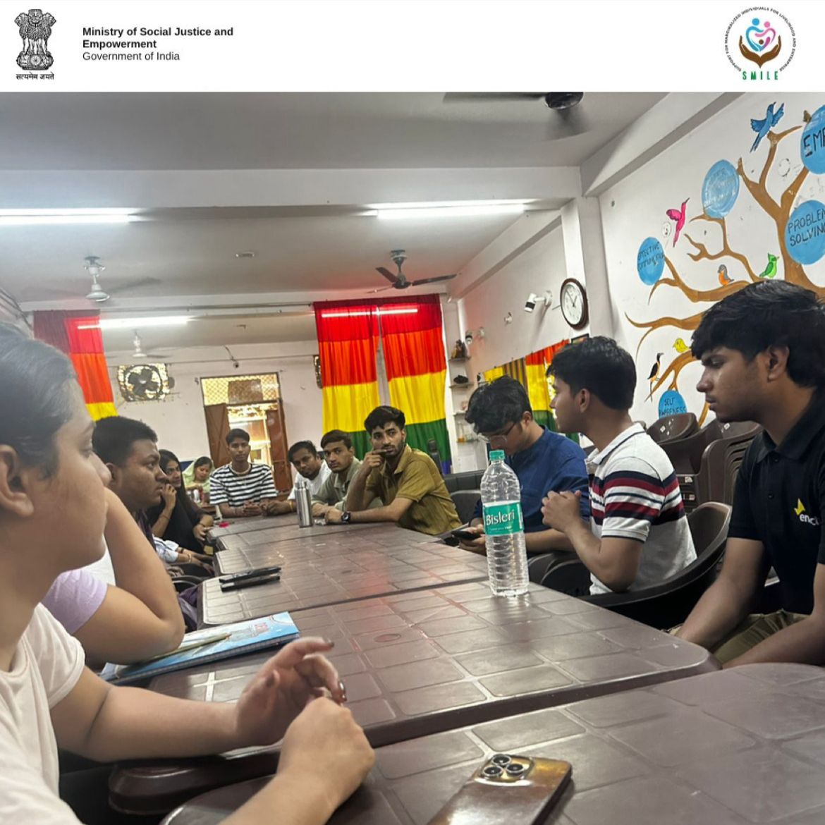 SMILE MoSJE (@smile_mosje) on Twitter photo DoSJE supported Garima Greh, Mitr Trust Delhi conducted an insightful group discussion regarding skill building.
#equalrightsforall #Equality #TransRightsAreHumanRights #inclusion <a href="/Drvirendrakum13/">Dr. Virendra Kumar</a> <a href="/blvermaup/">B.L Verma</a> <a href="/MSJEGOI/">Ministry of Social Justice & Empowerment, GOI</a> <a href="/mygovindia/">MyGovIndia</a> <a href="/PIB_India/">PIB India</a> <a href="/NISD_India/">National Institute of Social Defence (NISD)</a> <a href="/NMBA_MSJE/">Nasha Mukt Bharat Abhiyaan</a> DoSJE supported Garima Greh, Mitr Trust Delhi conducted an insightful group discussion regarding skill building.
#equalrightsforall #Equality #TransRightsAreHumanRights #inclusion <a href="/Drvirendrakum13/">Dr. Virendra Kumar</a> <a href="/blvermaup/">B.L Verma</a> <a href="/MSJEGOI/">Ministry of Social Justice & Empowerment, GOI</a> <a href="/mygovindia/">MyGovIndia</a> <a href="/PIB_India/">PIB India</a> <a href="/NISD_India/">National Institute of Social Defence (NISD)</a> <a href="/NMBA_MSJE/">Nasha Mukt Bharat Abhiyaan</a>