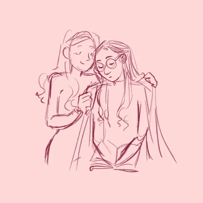 PRIDE MONTH IS REAL MY GF MADE ME A DOODLE OF GELPHIE!! LOOK AT IT!!!!!! LOOK HOW CUTE!!!!!!! LOOK AT IT