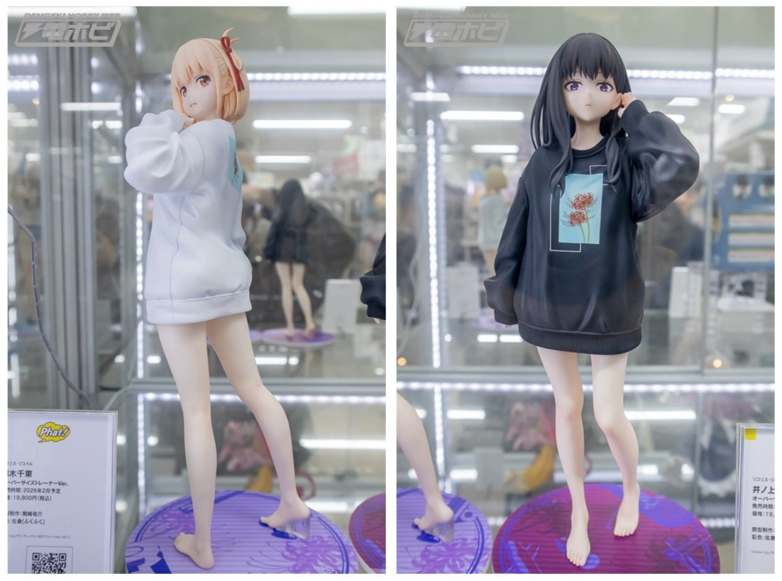 ⭐️【 まとめ売り フィギュア 】 着せ恋 リコリス オーバーロード　※変更用 週末の話題】フィギュア 彩色見本が展示 錦木千束 オーバーサイズ