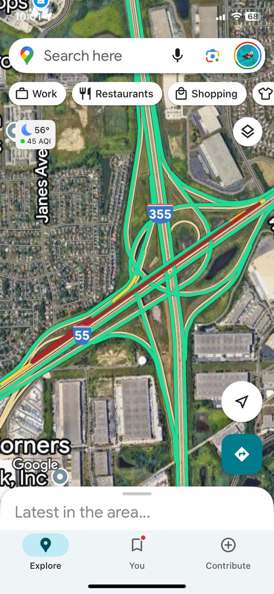 Daily occurrence SB55 and 355 interchange. Tonight it’s a vehicle rollover in the construction zone. 
When is IDOT going to fix the cement barrier into something safer?  It’s a deadly gauntlet. 

<a href="/IDOTDistrict1/">IDOT District 1</a>
<a href="/IDOT_Illinois/">IDOT_Illinois</a>
<a href="/NBC5Investigate/">NBC5 Investigates</a>
<a href="/ABC7/">ABC7 Eyewitness News</a>