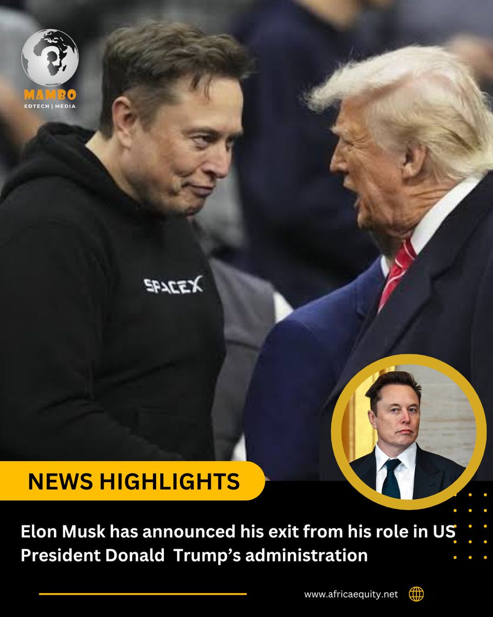 MamboJournal's tweet photo. ELON MUSK STEPS DOWN FROM TRUMP’S COST-CUTTING OFFICE 🇺🇸 https://t.co/QH8INH3Ivy
#budgets #deficits #DOGE #jobcuts #elonmusk #extravagance #fallout #frustrations #squander #taxcuts #unitedstates #waste https://t.co/wO5PZ6D4pC