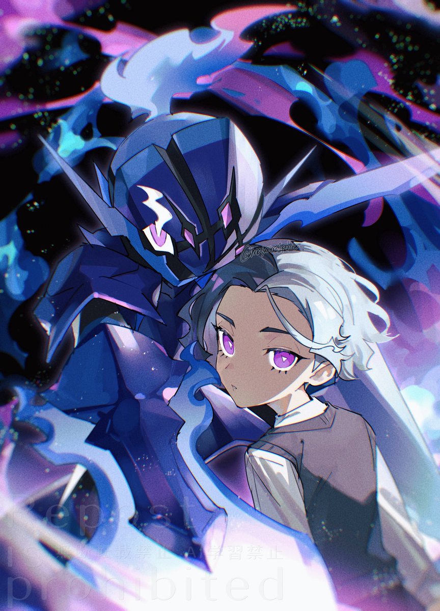 ニットジオの頃に進化してたらソブの方がアメジオより背が高い時期あったかも妄想＆ニットジオ本編に出して願望