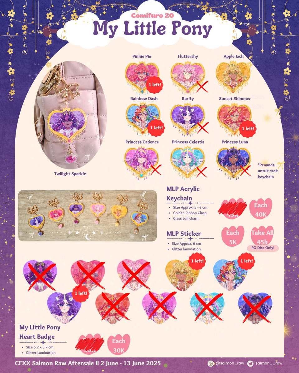 salmon__raw's tweet photo. [❤️ &amp; 🔁 are highly appreciated ✨️]

Salmon Raw Post-CFXX Mail Order
#cfxxcatalogue #cf20catalogue #cfxx #cf20 #cfxxaftersale

Fandom: Hoyo, Wuwa, Shoujo couple anime, Madomagi, Frieren, Dunmesh

‼️ Very LIMITED stock
🗓 2 Juni - 13 Juni
🔗 https://t.co/hEYljK6mwW https://t.co/q8L3YfabUG