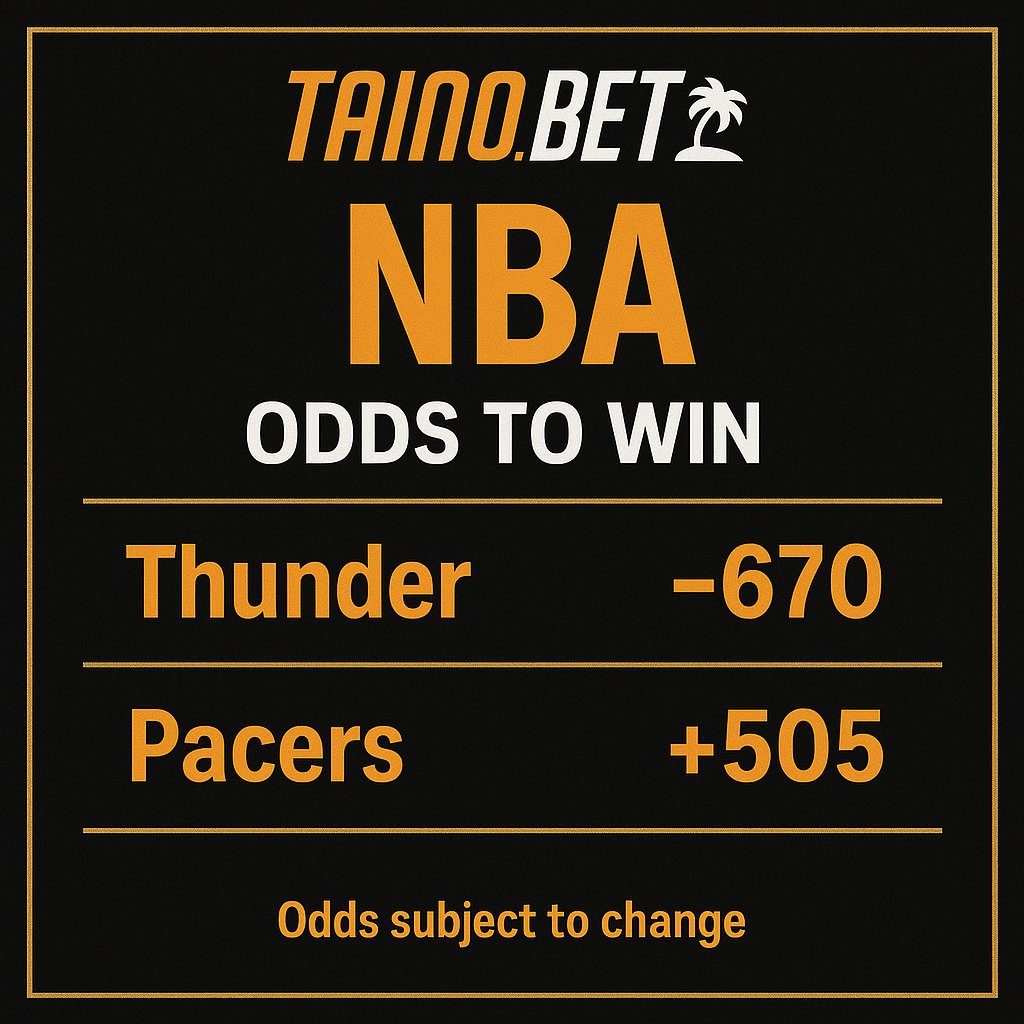 🏀 Who’s your pick for the 2025 NBA Championship?

🔥 Get in on the action and place your bets now at Taino.bet! 

#NBA #Basketball #Championship