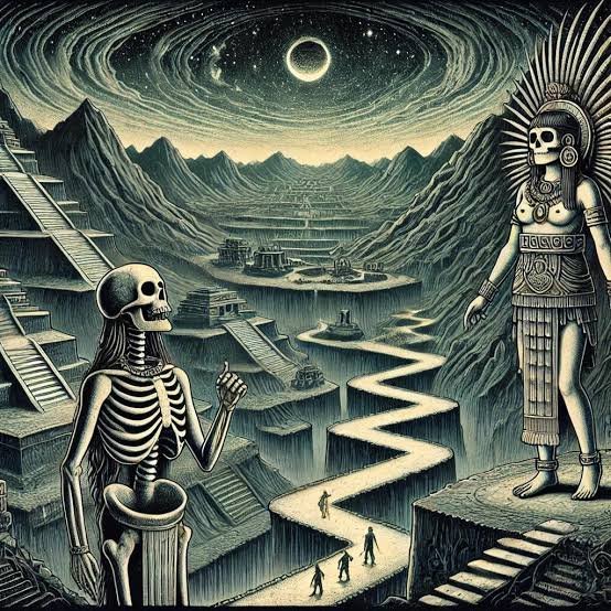 Teotecnia's tweet image. Mañana, Oxlajun Kimi, 13 Muerte, nos espera un gran cambio; en México tendremos lo nuestro pero el ciclo que se abrirá tocará a toda la humanidad.