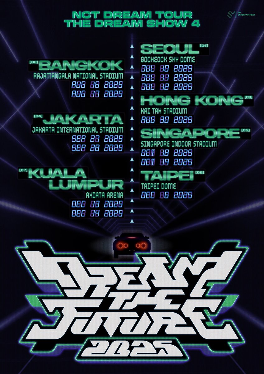 [TICKETING SERVICE / JASTIP TIKET KONSER]

2025 NCT DREAM TOUR <THE DREAM SHOW 4 : DREAM THE FUTURE>

BANGKOK, HONG KONG, JAKARTA, SINGAPORE, KUALA LUMPUR

ㅡ Experienced
ㅡ Using your own data
ㅡ Presale / General sales

Book your slot by DM!