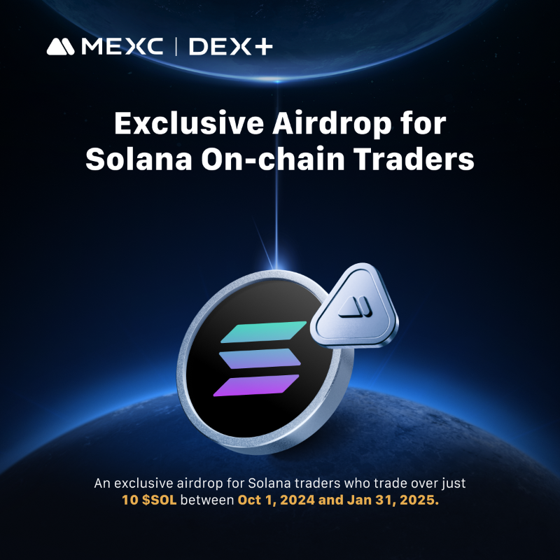 MEXC's tweet photo. 🪂 #MEXC DEX+ Airdrop Season 2 is heating up! Your gateway to future airdrops with @MEXC_DEX
��� Swipe through to learn how to:
✅ Get easy points
✅ Earn points multipliers
✅ Grab exclusive benefits for $SOL and Pump Fun traders
#MEXCDEXPlus #DEXPlus
👇 Join now