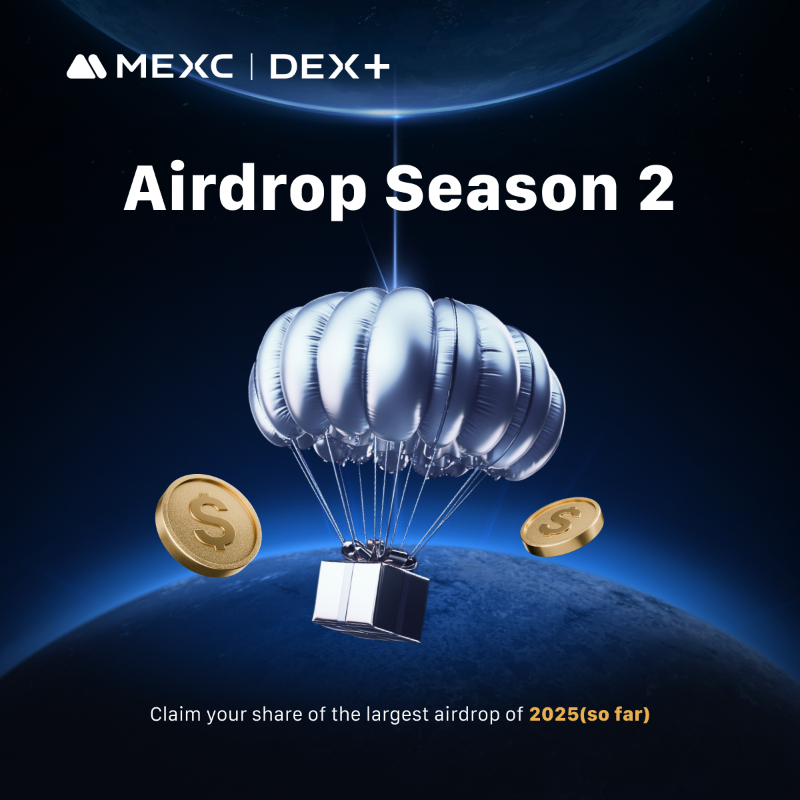 MEXC's tweet photo. 🪂 #MEXC DEX+ Airdrop Season 2 is heating up! Your gateway to future airdrops with @MEXC_DEX
��� Swipe through to learn how to:
✅ Get easy points
✅ Earn points multipliers
✅ Grab exclusive benefits for $SOL and Pump Fun traders
#MEXCDEXPlus #DEXPlus
👇 Join now