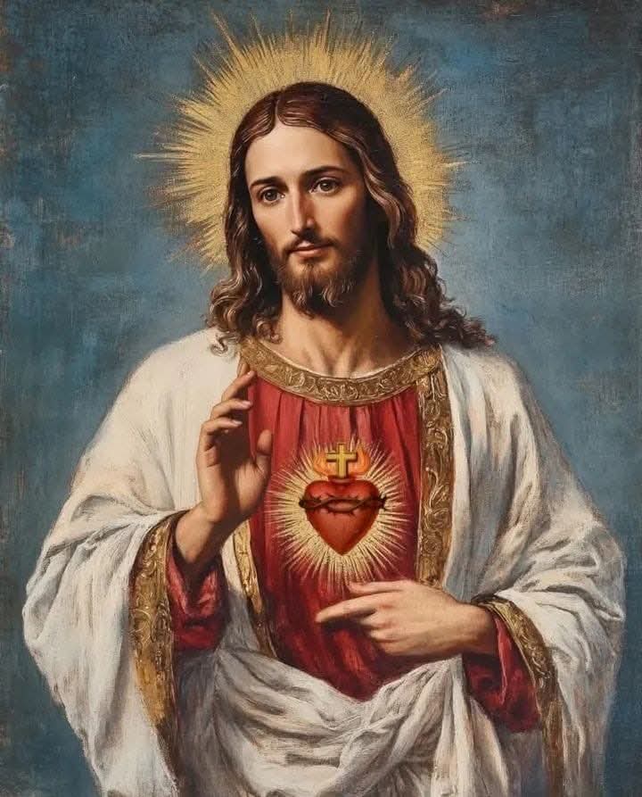 El Sagrado Corazón de Jesús es el océano sin límites del amor de Dios, de la misericordia de Dios, de la tierna compasión de Dios por los pobres pecadores.

✨🙏🏾❤️🌹✝️🌹❤️🙏🏾✨